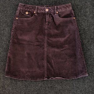 Vintage looking Gap Corduroy Skirt. Size 2/26